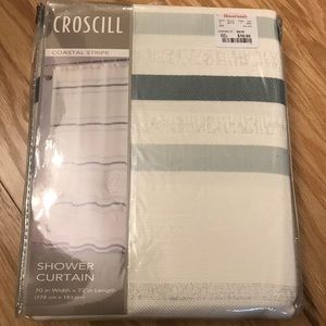 CROSCILL Shower Curtain (70 width x 72 length)